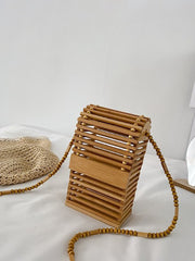 Belle Bamboo Basket Bag