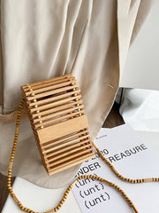 Belle Bamboo Basket Bag