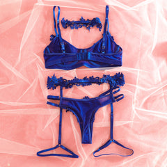 Petal Dash Lingerie Set (4 Pieces)