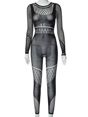 Seduce Meshed Jumpsuit