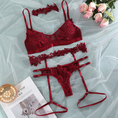 Petal Dash Lingerie Set (4 Pieces)