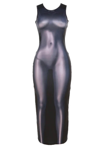 Navel Nude Me Dress