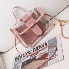 Clear Buckle Handbag